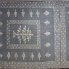 WOVEN TUFTED COVERLET, SCANDANAVIA, 19TH C