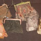 6 METAL MESH EVENING BAGS, 1900-1930s