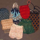 7 BEADED EVENING BAGS, 1915-1930