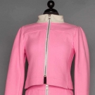 COURREGES BUBBLEGUM PINK WOOL SUIT