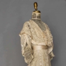 BOBBIN LACE TEA GOWN, c. 1906