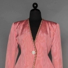 YSL ROSE SILK COCKTAIL SUIT, 1990s