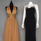 TWO EVENING GOWNS, 1940s &amp; 1990s