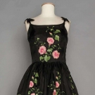 ELIZABETH ARDEN EMBROIDERED GOWN, 1950s