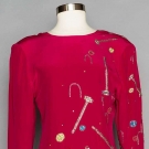 LAGERFELD-CHLOE "CROQUET" DRESS, EARLY 1980s