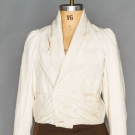 MAN'S WHITE ROUNDABOUT/SPENCER JACKET, AMERICAN, 1820s