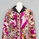 PUCCI PRINTED PURPLE VELVET BLAZER, 1970s