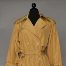 YVES SAINT LAURENT SILK TRENCH COAT, 1975-1985