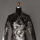 DOLCE &amp; GABANNA SHORT VINYL TRENCH COAT