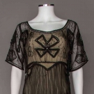 AVANT GARDE CHIFFON GOWN, c. 1910