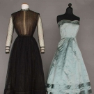 TWO JACQUES FATH DECONSTRUCTED GOWNS, 1955-1960s