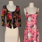 TWO FLORAL PRINTED BETSEY JOHNSON GARMENTS