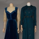 TWO BLUE AFTERNOON DRESSES, c. 1915