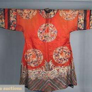 MANCHU WOMAN'S PAO, CHINA, MID 19TH C