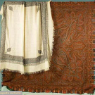 TWO WOOL PAISLEY SHAWLS, 19TH C