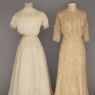 2 SUMMER TEA GOWNS, EARLY 20TH C