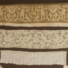 FOUR PIECES HANDMADE LACE, 18TH