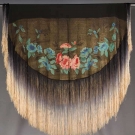 FLORAL PRINTED LAME SHAWL, 1920s