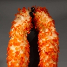 ORANGE FEATHER BOA, 1930s