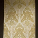 SILK &amp; GOLD METALLIC BROCADE YARDAGE, 1880s
