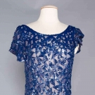 COBALT BLUE SEQUIN GOWN, 1930s