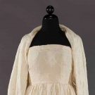 EMBROIDERED FRINGED DRESS &amp; 2 SHAWLS, CHINA