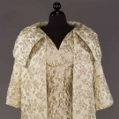 WHITE &amp; GOLD LAME EVENING OUTFIT, 1950s