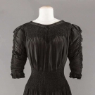 BLACK SILK LIBERTY &amp; CO. AESTHETIC DRESS, 1890-1905