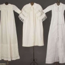 THREE BABY GARMENTS, LATE 19TH C