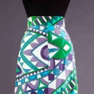 PUCCI VELVET MAXI SKIRT, ITALY, 1970s