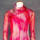 PRINTED CHIFFON DRESS, 1970s