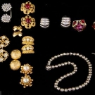 NINE PAIR CHRISTIAN DIOR EARRINGS