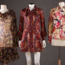 THREE MOD LADIES' GARMENTS, LONDON, 1970s