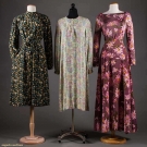 THREE KEN SCOTT DRESSES, ITALY, 1970s