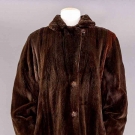 LONG COAT OF SHEARED FUR, LATE 20TH C