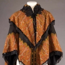 PAISLEY BEADED DOLMAN CAPE, 1880s