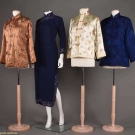 CHEONGSAM &amp; THREE JACKETS, CHINA, 1930-1940s