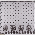 MOURNING BONNET VEIL &amp; LACE YARDAGE, 1830 &amp; 1860s