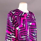 DIOR COUTURE PRINTED DAY DRESS, 1966