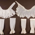 FOUR LADIES' WHITEWORK ACCESSORIES, 1815-1855