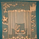 3-D CROCHET WINDOW TREATMENT, c. 1900