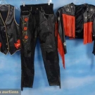 2 LADIES' FRINGED WESTERN GARMENTS, c. 1980