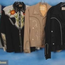 2 COWBOY WOOL GAB WESTERN  SHIRTS, 1940s
