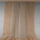 FOUR BOBBIN LACE CURTAINS, c. 1900