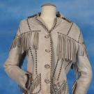 BEADED &amp; FRINGED COWGIRL WESTERN JACKET 1940s