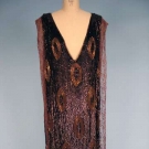 BROWN &amp; COPPER SEQUIN DRESS, 1920s