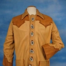 MAN'S 2-TONE DEERSKIN WESTERN JACKET, 1970s