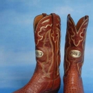 LUCCHESE CENTENNIAL LIZARD COWBOY BOOTS, 1983