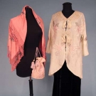 2 CHINESE EMBROIDERED GARMENTS, EARLY 20th C
