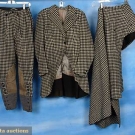 2 LADIES' SIDESADDLE HABITS, 1930-1940s